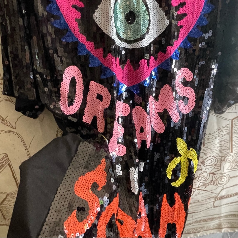 Sequined Dreams and Screams top - Picture 2 of 11